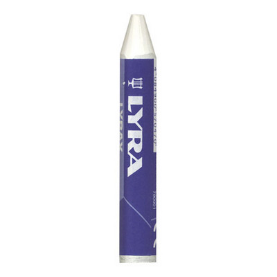 Lyra Jumbo Wax Crayons White Pack 6