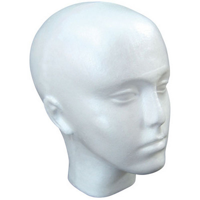 Polystyrene Head White Each