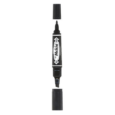 Zebra Mckie Permanent Markers Black Each