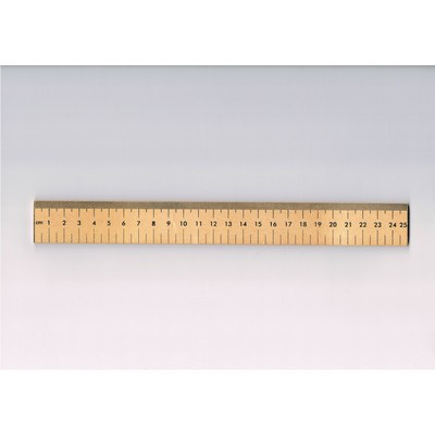 250mm Hardwood Ruler, Natural, Pack 10