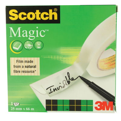 Scotch 810 Magic Tape, 25mm x 66m, Each