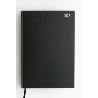 Calendar Year Diary 2023 Week to View A4 Black Each