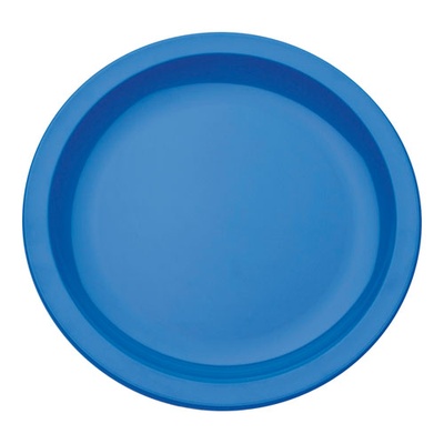Polycarbonate Narrow Rim Plate 170mm Blue Each