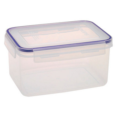 Rectangular Clip N Close Container Blue Each 2.4ltr