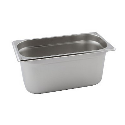 Third Size Stainless Steel Gastronorm Container D150mm Each
