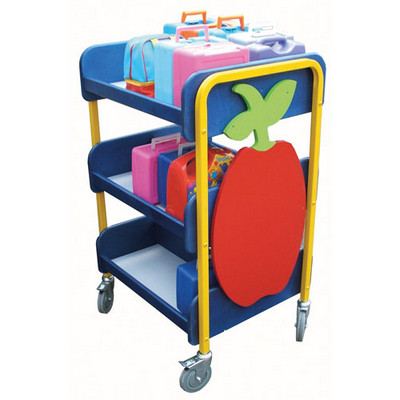 30 Lunchbox Trolley Blue/Yellow