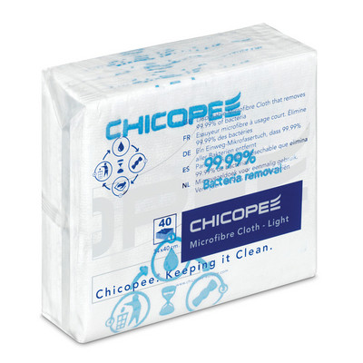 Microfibre Light Cloths White Pack 40