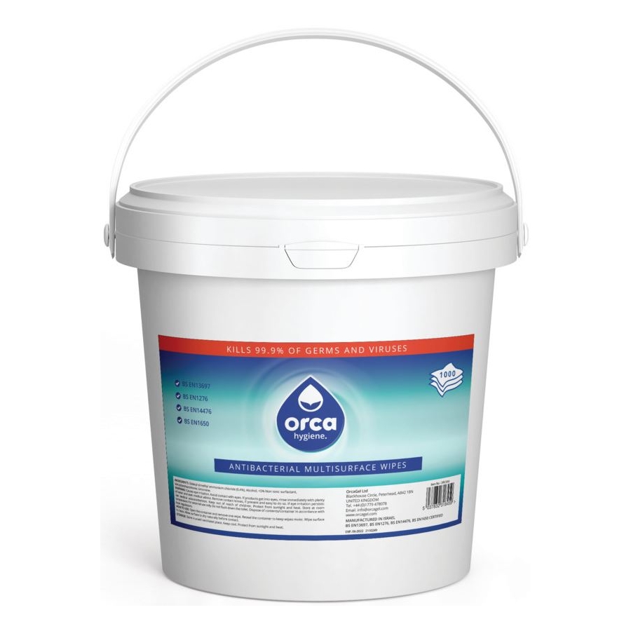 Virucidal Wipes 1000 Tub