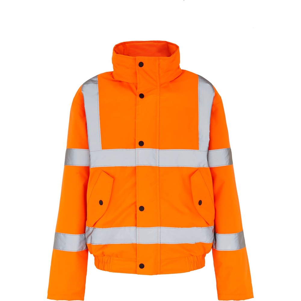 Hi-Vis Jacket Bomber XXXL Orange Each