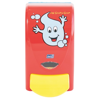 Deb Antibacterial Foam Soap Dispenser Orange Each 1ltr
