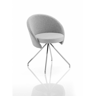 Compact Tub Chair Light Grey