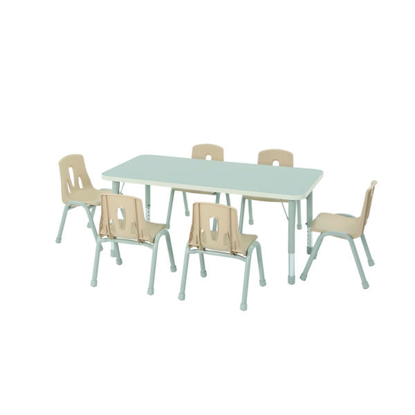 Thrifty Rectangular Table 6-Seater
