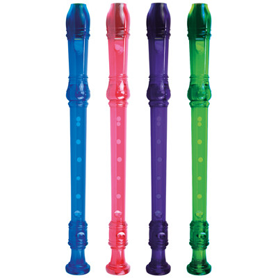 Coloured Recorders Assorted Set 4