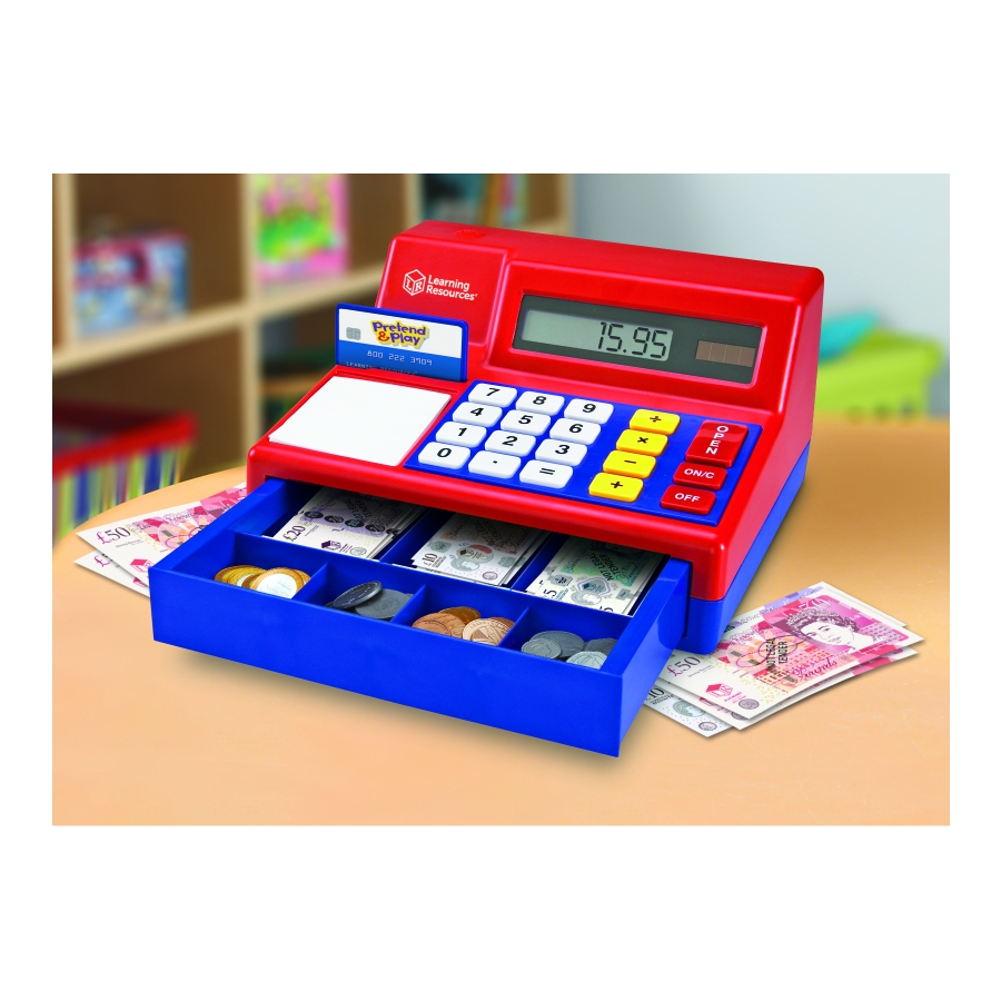 Pretend & Play Calculator Cash Register with UK Currency