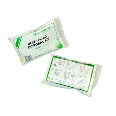 Body Fluids Disposal Single Use Spillage Kit Each