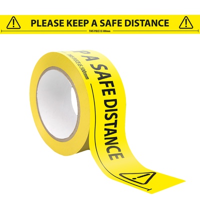 Lane Marking Tape 48mm x 33m Printed  Please keep a safe distance