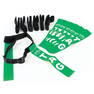 Tag Rugby Belt, Pack of 7, Green