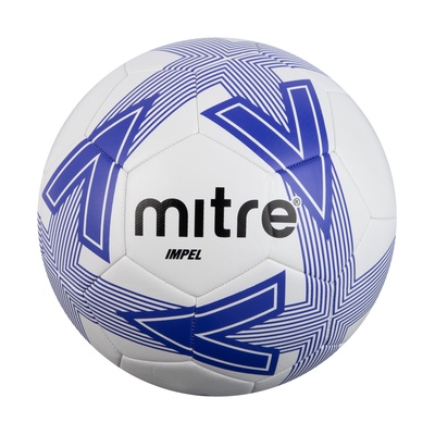 Mitre Impel Training Ball, White/Blue, Size 5