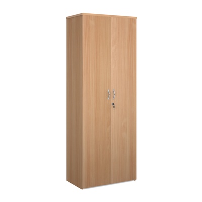 Double Door Cupboard 5 Shelves H2030mm Beech