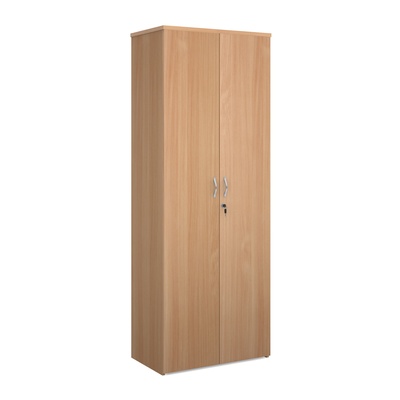 Double Door Cupboard 4 Shelves H2030mm Beech