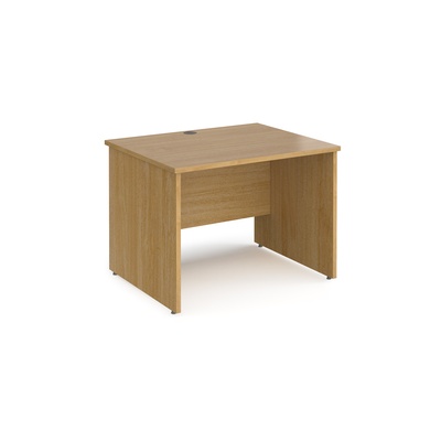 Rectangular Panel End Desk W1200mm Oak