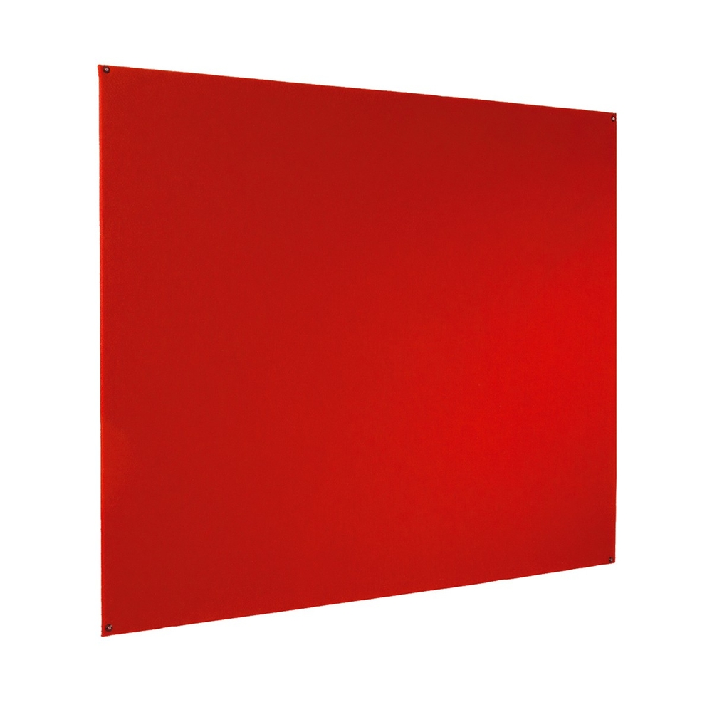 Unframed Felt Noticeboard 1200x1500mm Red