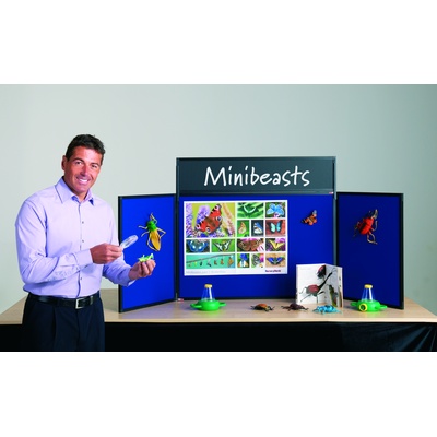 Busyfold Light Tabletop Display H1100xW1800mm Twin