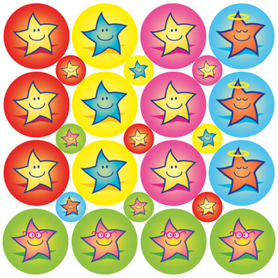 Star Stickers Assorted Pack 236