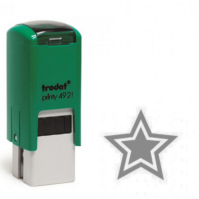 Trodat Self-Inking Stamps Silver Star Each