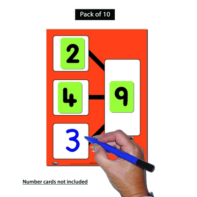 Number Bonds Cards Three Parts/Whole Pack 10