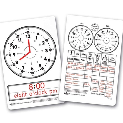 Teachers A2 Time Board