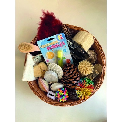 Touchy-Feely Sensory Treasure Basket