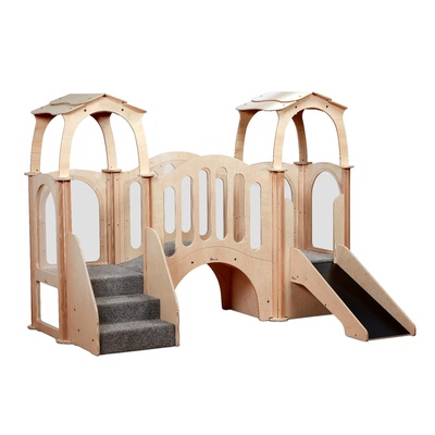 Hide 'n' Slide Kinder Gym with Roof